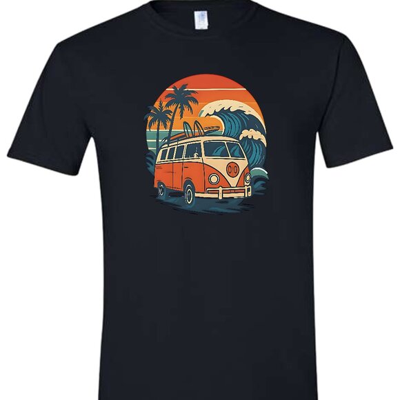 On The Way To Surf In Van T-Shirt - Picture 5 of 5